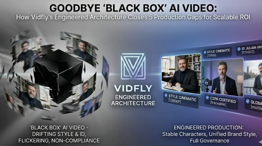 Goodbye "Black Box" AI Video: How Vidfly's Engineered Architecture Closes 5 Production Gaps for Scalable ROI